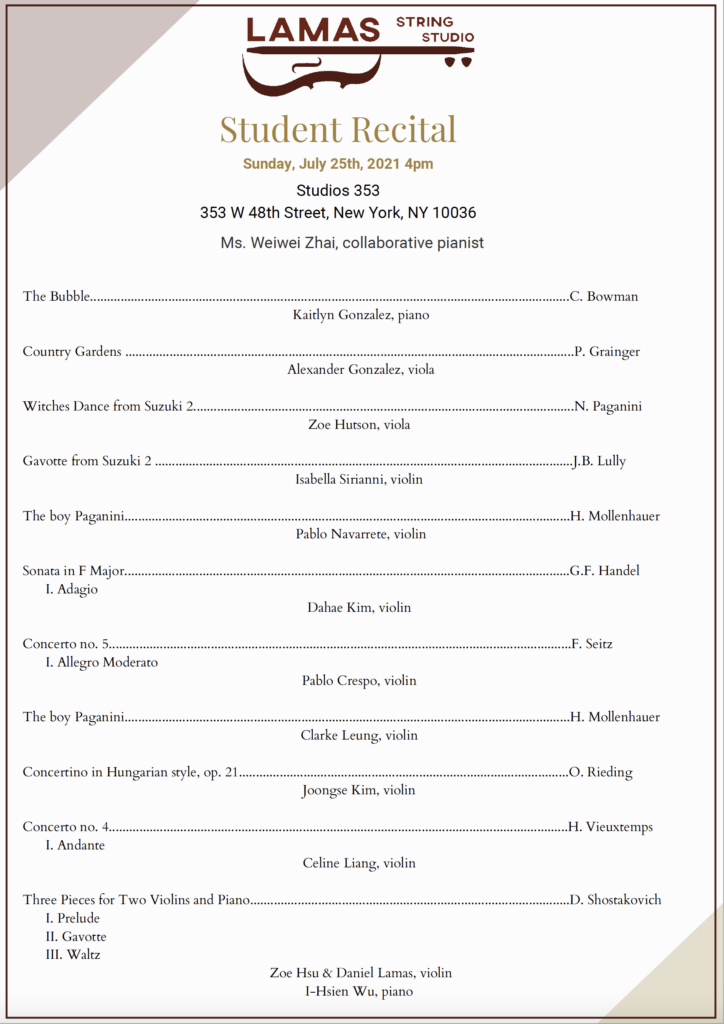 2021-07-Lamas-String-Studio-Recital-Program